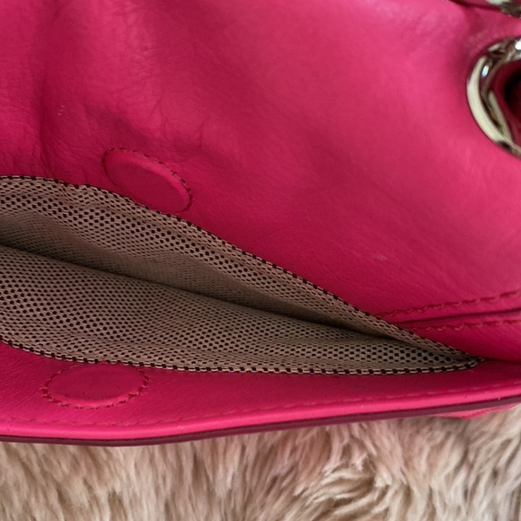 DVF genuine leather shoulder bag / interchangeable clutch - Picture 6 of 8